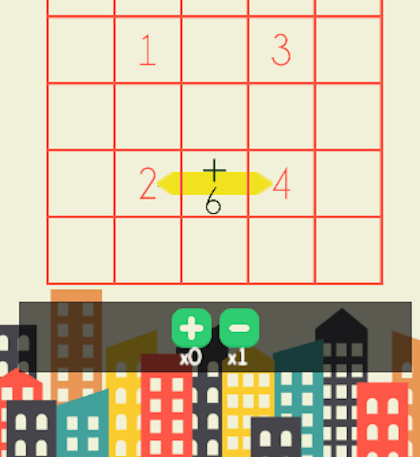 Play Math in Grid